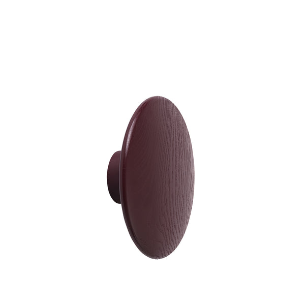 Dots Wood - Burgundy