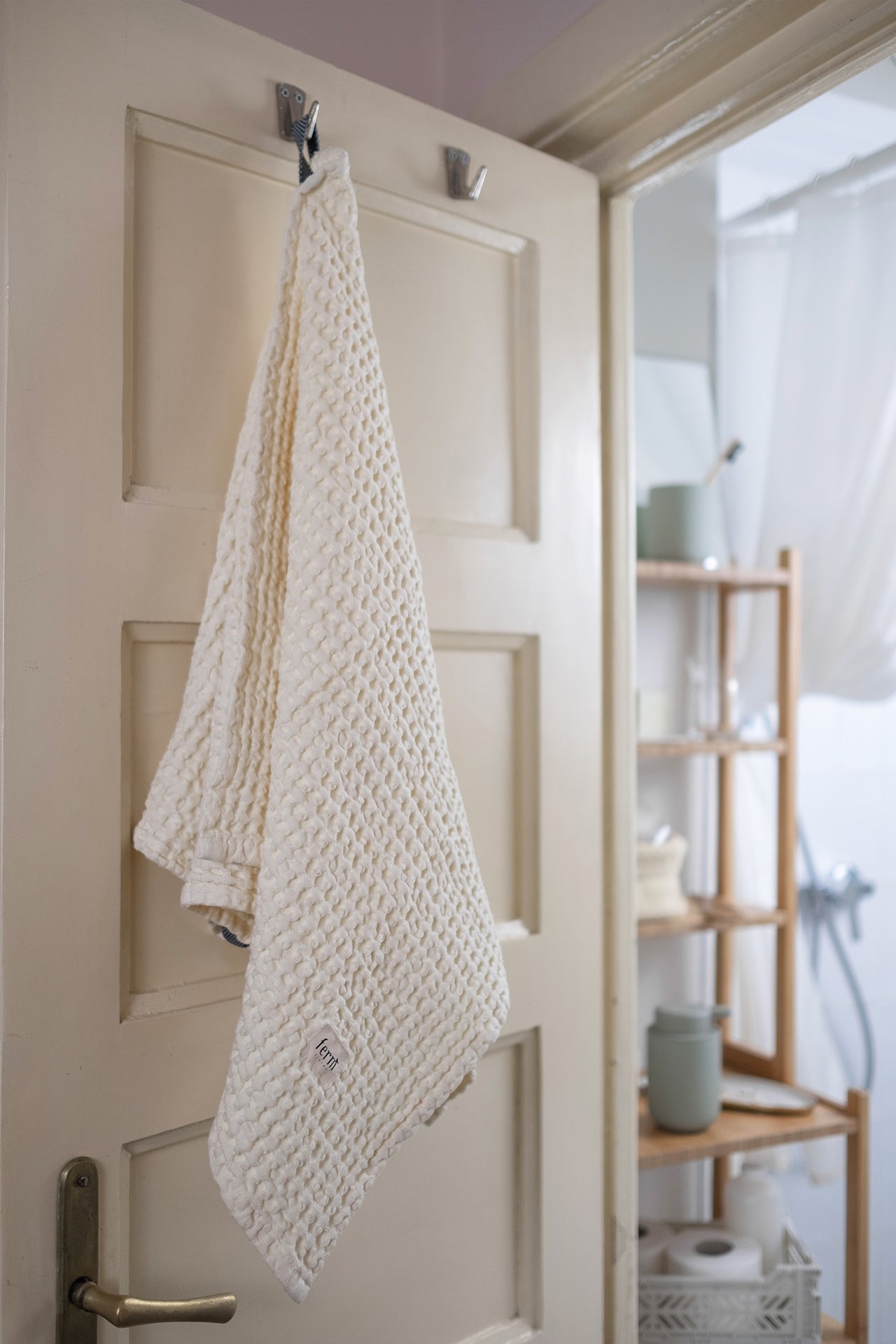 Prosop de mâini Organic - off white