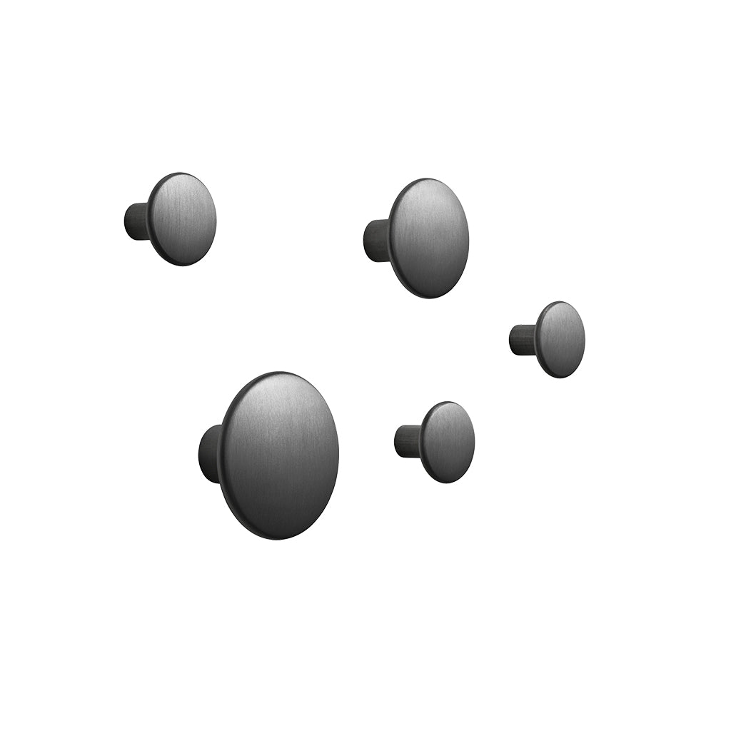 Dots Metal Set of 5 - Black