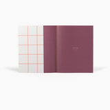 UMA Flat Lay Notebook - Large, Light Gray