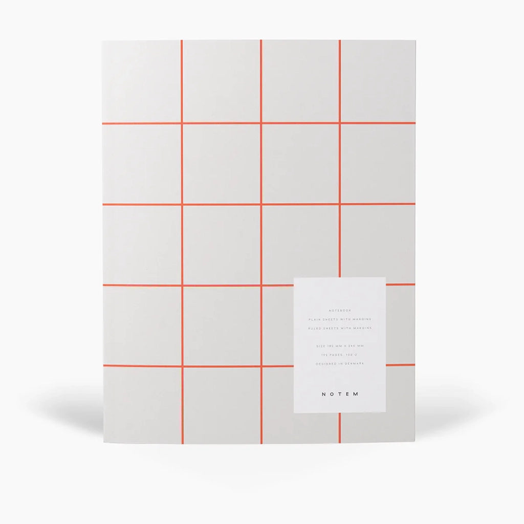 UMA Flat Lay Notebook - Large, Light Gray