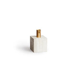 Block Candle Holder - Light Fossil