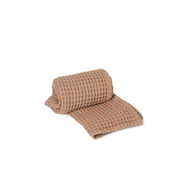 Organic Hand Towel - Dusty Rose