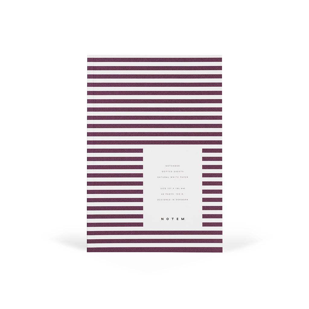 Vita Notebook, Small - Bordeaux