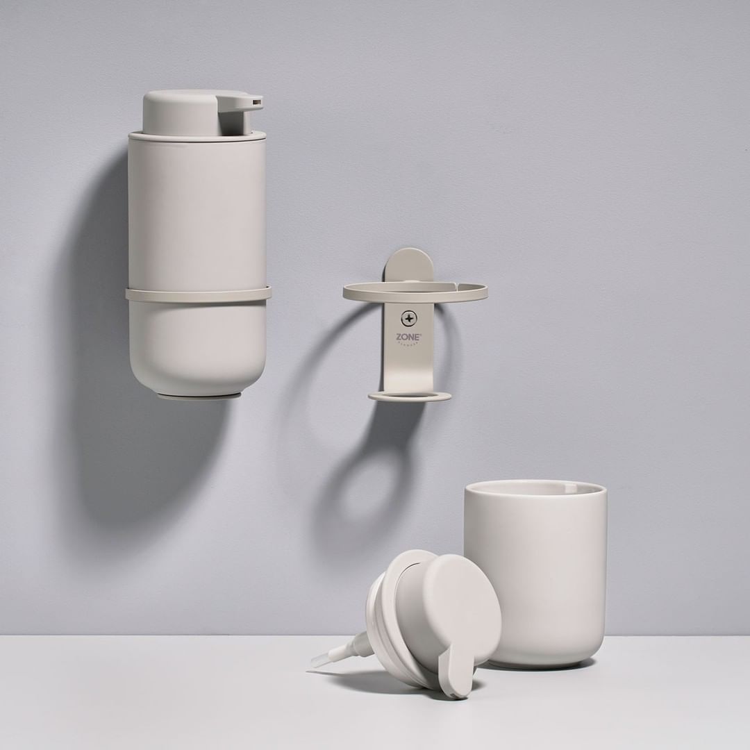 Zone Ume Soap Dispenser Soft Grey