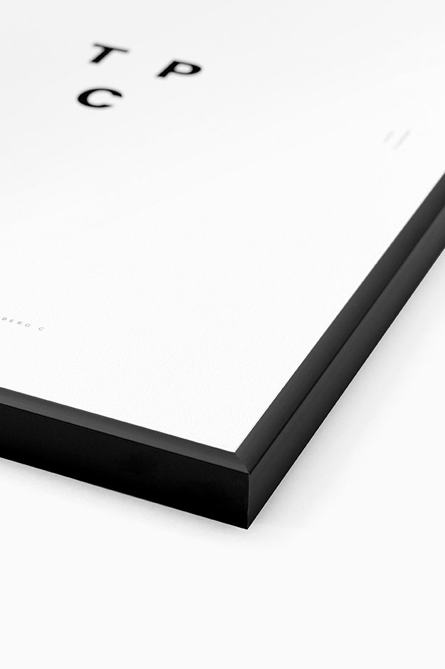 Black Alu Frame
