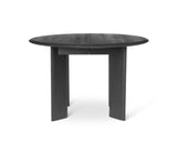 Bevel Table Extendable - Black Oiled Oak