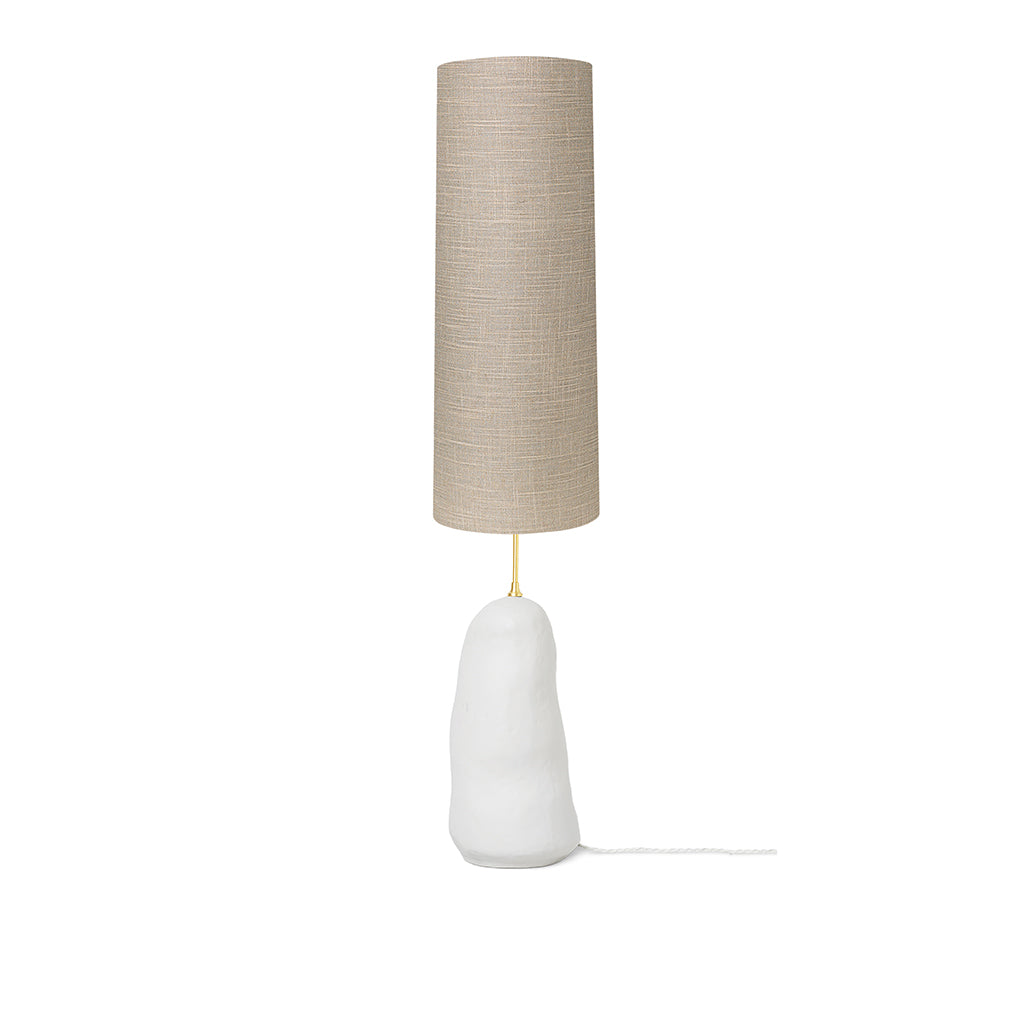 Hebe Lamp Large - Off White with Sand Lampshade