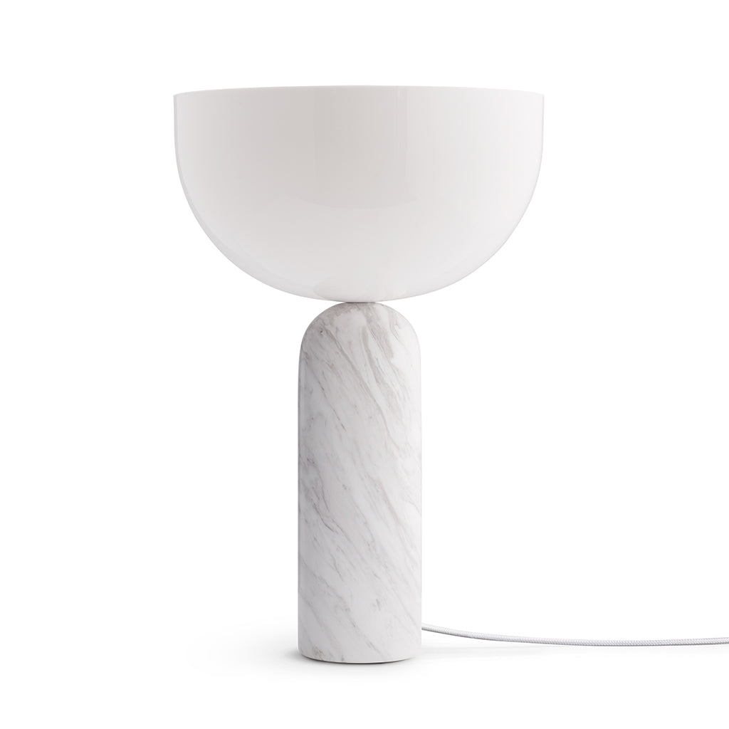 Kizu Table Lamp - White Marble, Large