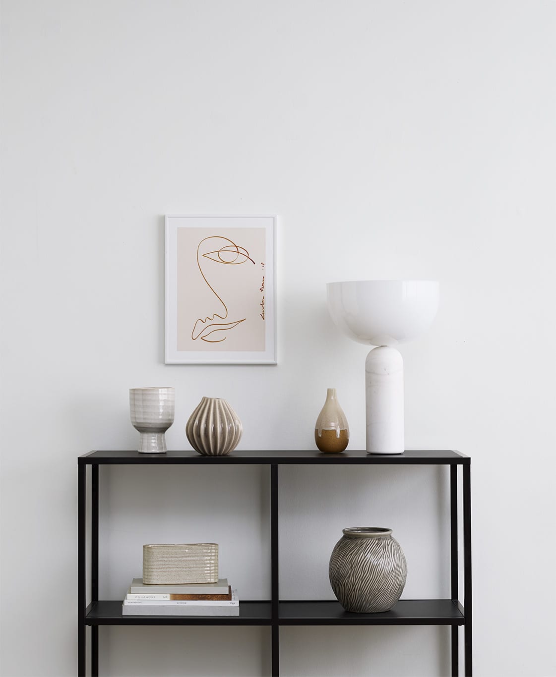White Alu Frame