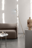 VV Cinquanta Floor Lamp - Brass frame, white reflector